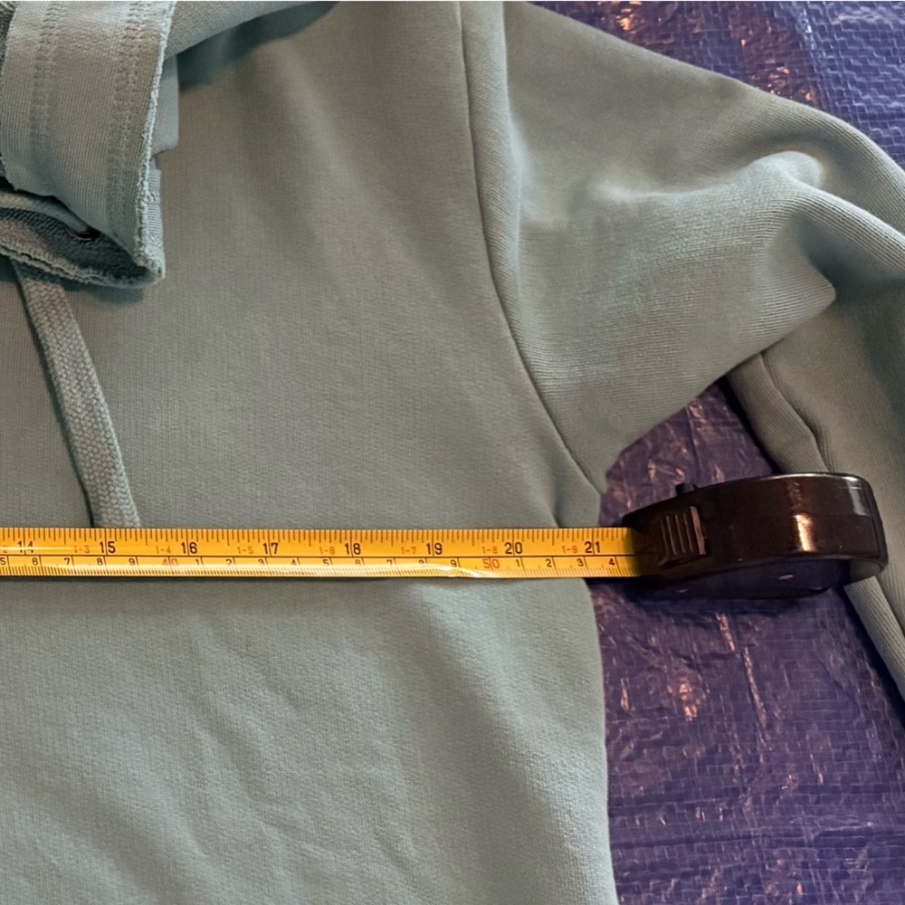 Jag Jeans Women's V-Neck Teal Hoodie Pullover - Picture 7 of 10